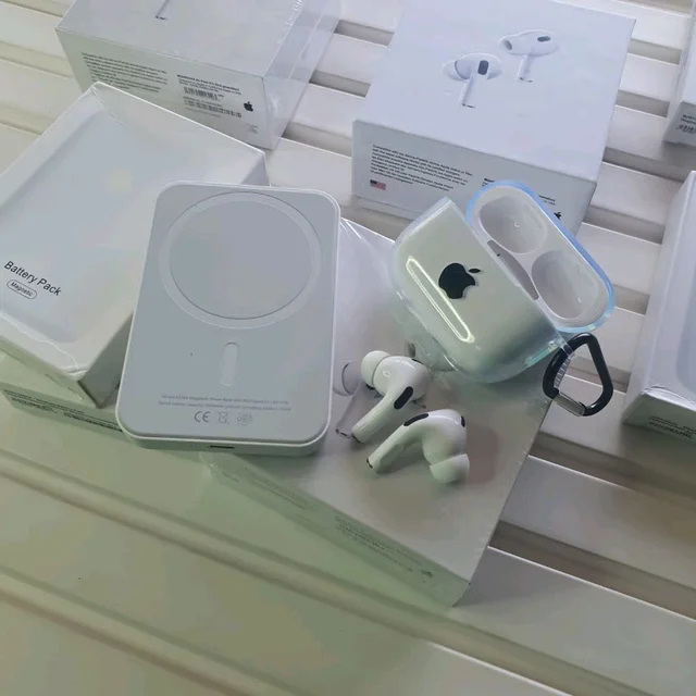 Magnetic Power Bank 5000mAh, Air Pods Pro 2 Premium Quality With Silicon Case Combo Offer