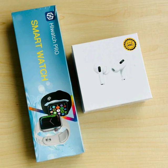 Most Awaited Budget Combo Offer| Hiwatch Pro T700 Smartwatch With Air Pods Pro Usa Quality