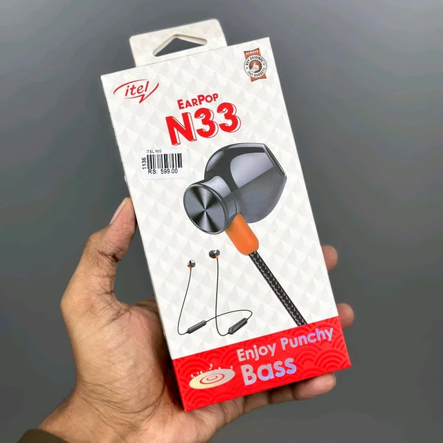 Original Itel N33 Bluetooth Neckband