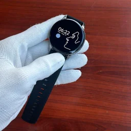 (Renewed) DIZO Watch R AMOLED WIth 45 mm Dial Size (by realme techLife) (Glossy Black Strap, Free Size)