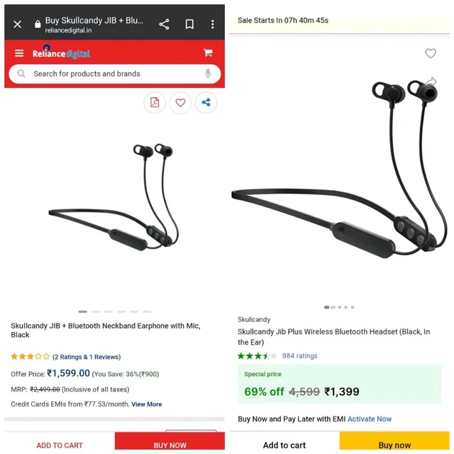 Skullcandy Jib Plus Wireless Bluetooth Headset