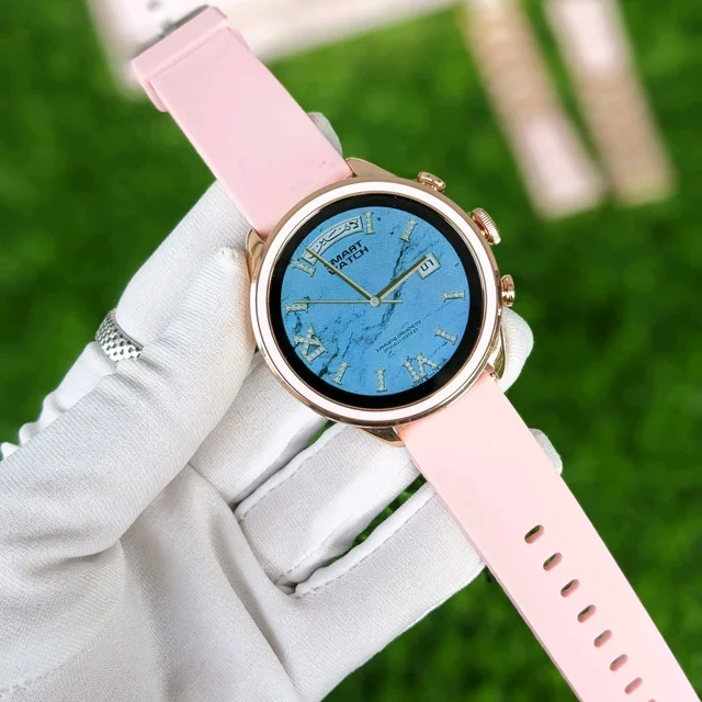 Smartwatch Generation 11 Premium Smartwatch - 2024 Diamond Design With Dual Belts | One Silicon Strap And One Metal