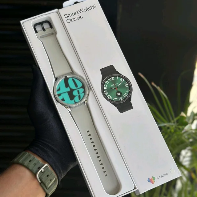 Wearfit Watch 6 Classic Premium Smartwatch With AMOLED Display With Compatible Os Android & IOS