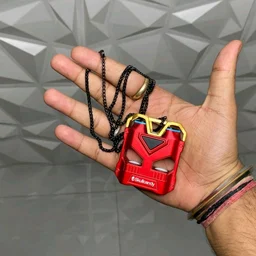 Z27 High Quality Metal Body Tws With Premium Neck Chain, Best Gaming Wireless Buds - Red