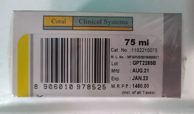 Coral SGPT (ALAT) Biochemistry Reagent - 2Ã150ml, IFCC Method