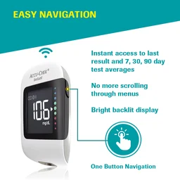 Accu-Chek® Instant Glucometer Kit (with Bluetooth Connectivity)