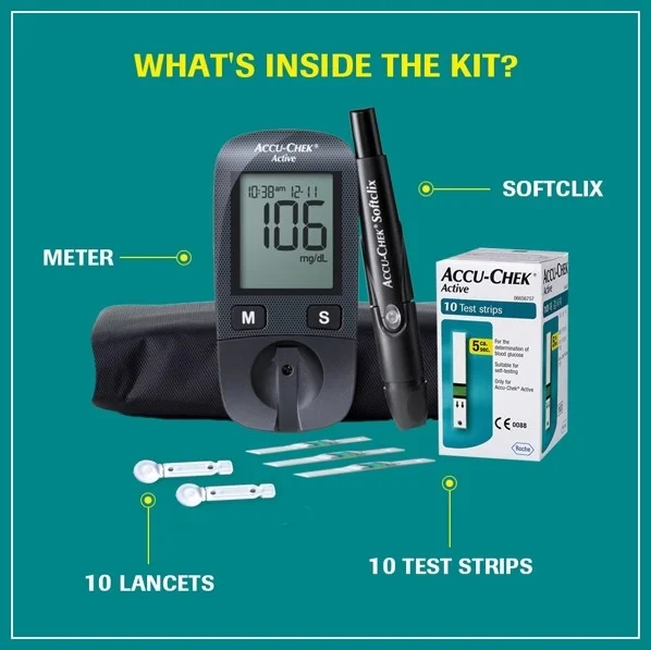 GlucometerAccu-Chek® Active Glucometer KitAccu-Chek® Active Glucometer Kit