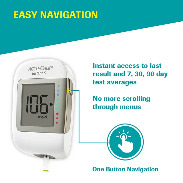Accu-Chek® Instant S Glucometer Kit