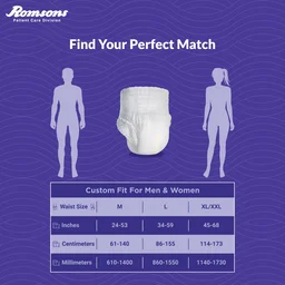 Romsons Dignity Overnight Pull Up Adult Diapers10 Pcs/Pack - Large