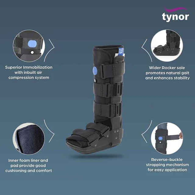 Tynor Air-Short Walker Boot - Small D 52 - Medium