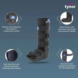 Tynor Air-Short Walker Boot - Small D 52 - Large
