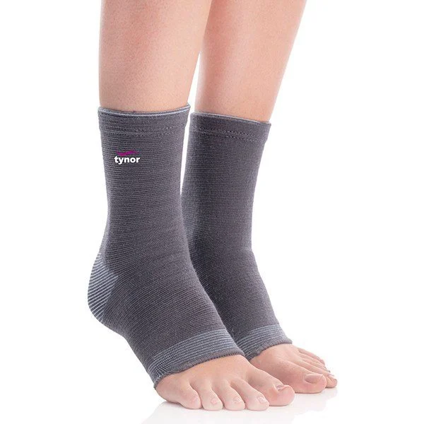 TYNOR ANKLET COMFEEL (PAIR), GREY, 1 UNIT - L