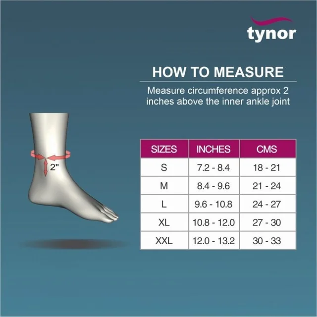 TYNOR ANKLET COMFEEL (PAIR), GREY, 1 UNIT - L