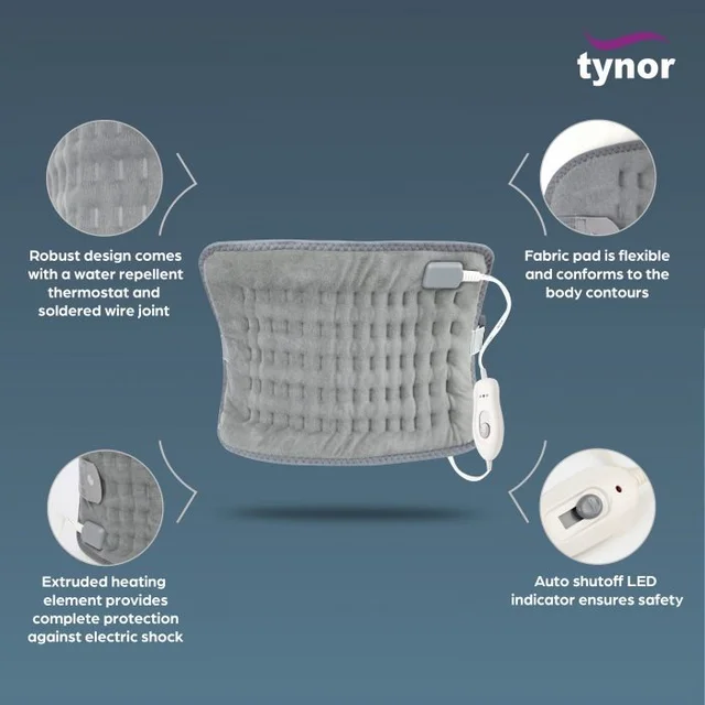 TYNOR HEATING PAD ORTHO, GREY, 1 UNIT - STD