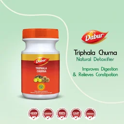 Dabur Triphala Churna | Eases Constipation, Acidity & Gas - 500 gm