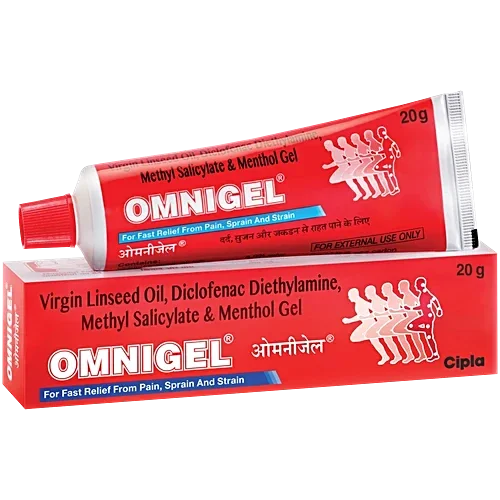 Omnigel Omnigel For Fast Relief From Pain, Sprain & Strain - 20 g