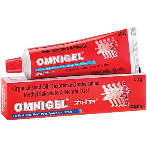 Omnigel Omnigel For Fast Relief From Pain, Sprain & Strain - 50 g