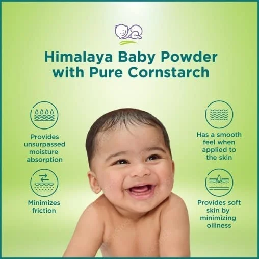 Himalaya Baby Powder with Pure Corn Starch - 400g
