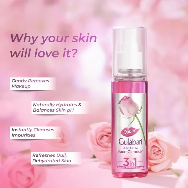 Dabur Gulabari Rose Glow Cleanser - 50ml