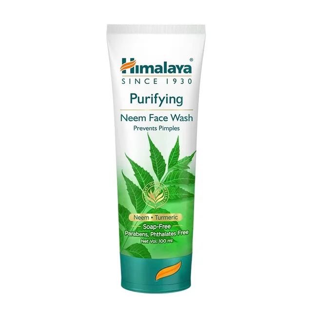 Himalaya Purifying Neem Face Wash|Clinically proven to fight against acne and pimples|Gently cleanses|100% naturally derived Neem|Works from 1st wash|For both men and women|100 ml - 100 ml