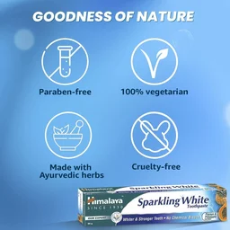 Himalaya Herbals Sparkling Whitening Toothpaste 150g - 150g