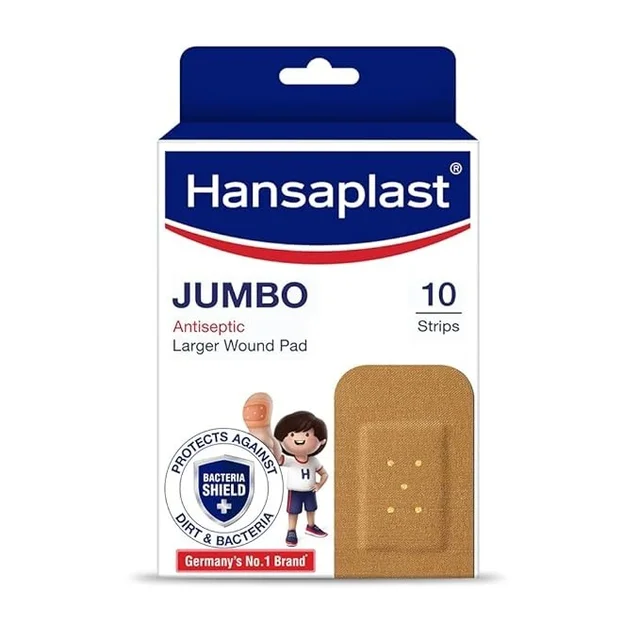 Hansaplast Antiseptic Jumbo Bandage | First Aid Essential Pack |