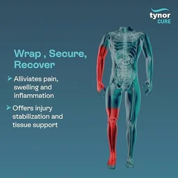 Tynor Tynocrepe cotton bandage, for Sports Injuries and First Aid | Versatile, Soft, and Stretchable | - 6cm x 4m