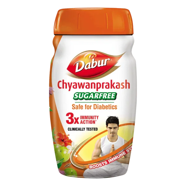 Dabur Chyawanprakash Sugarfree | Clinically Tested Safe for Diabetics | Boosts Immunity - 900 gm