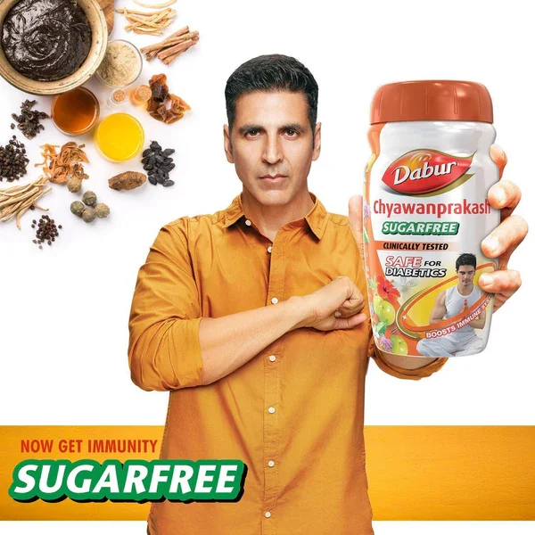 Dabur Chyawanprakash Sugarfree | Clinically Tested Safe for Diabetics | Boosts Immunity - 900 gm