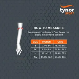Tynor Elbow Support Air Pro - Green, Medium