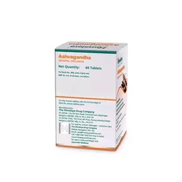 Himalaya Wellness Ashvagandha Tablet | Stress Relief Supplement | Rejuvenates Mind & Body - 60 Tablets