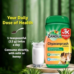 Zandu Chyawanprash Avaleha 910 g | Scientifically proven immunity booster | Boosts energy, stamina and memory | Powerful Ingredients to protect from common infections and illness | Great Taste - 900gm