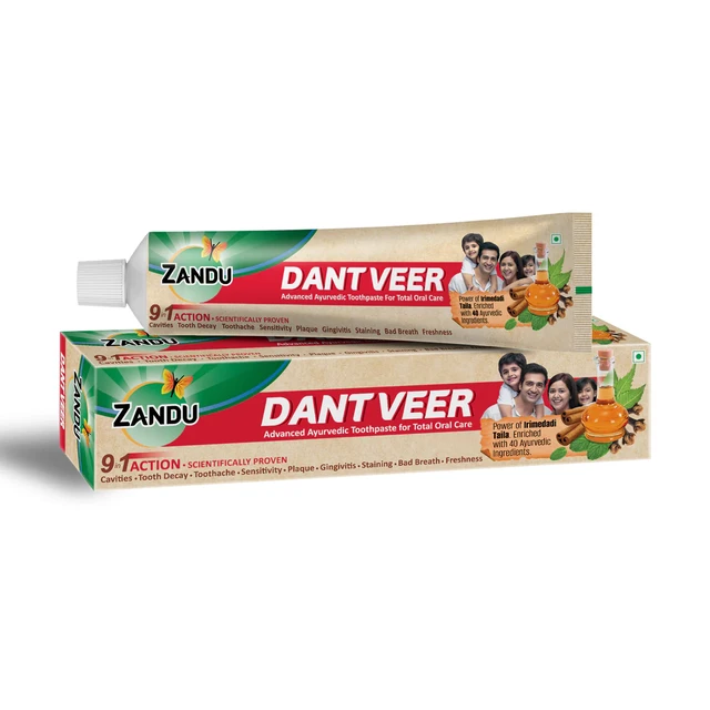 Zandu Dantveer Ayurvedic Toothpaste