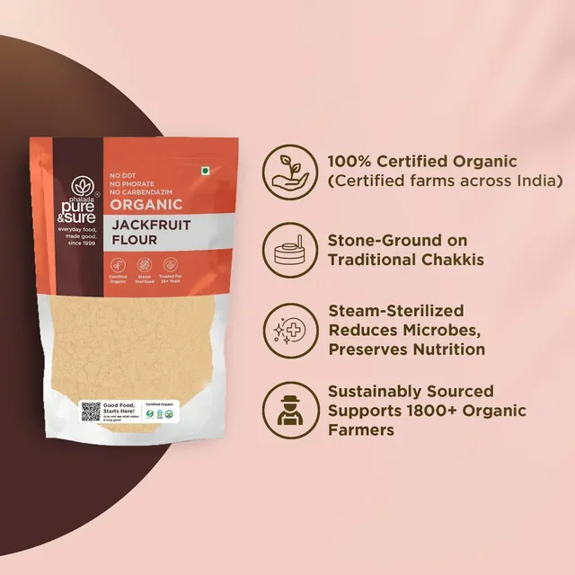 Pure N Sure Organic Raw Jackfruit Flour 500GMS