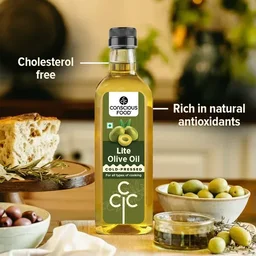 Conscious Food Organic Olive Oil Cold Pressed (1ltr)