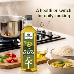 Conscious Food Organic Olive Oil Cold Pressed (1ltr)