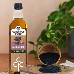 Conscious Food Organic Sesame Oil Cold Pressed (500ml)