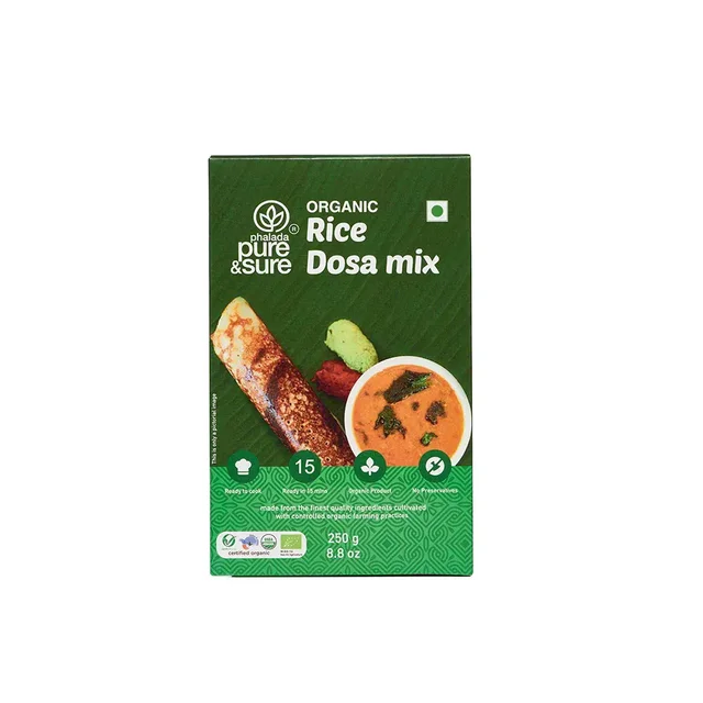 Organic Rice Dosa Mix 250GMS