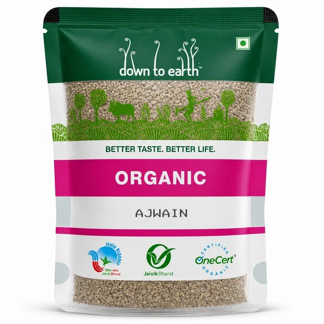 Down To Earth Organic Ajwain Seed 100Gm