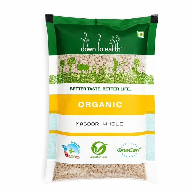 Organic Masoor Whole 500 g