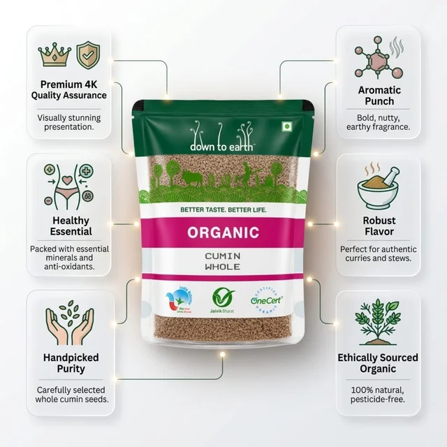 Down To Earth Cumin Whole 100 g