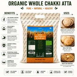 Down To Earth Organic Wheat Chakki Atta 5 Kg