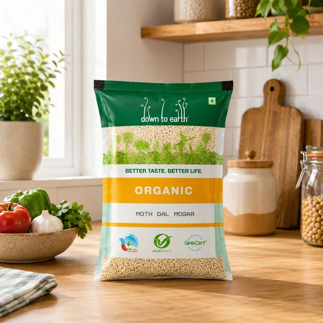 Organic Moth Dal Mogar 500 g