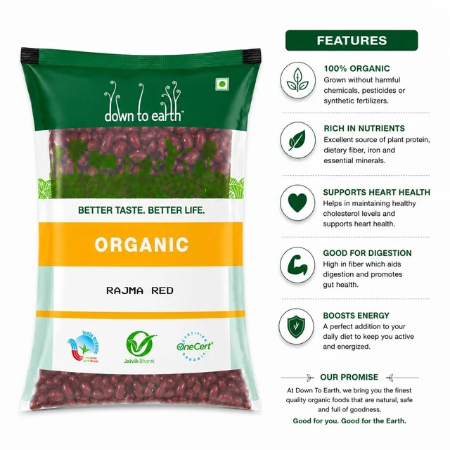 Organic Rajma Red 500 g