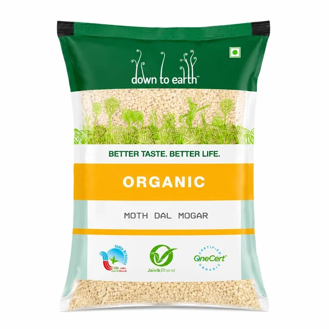 Down To Earth Organic Moth Dal Mogar 500 g