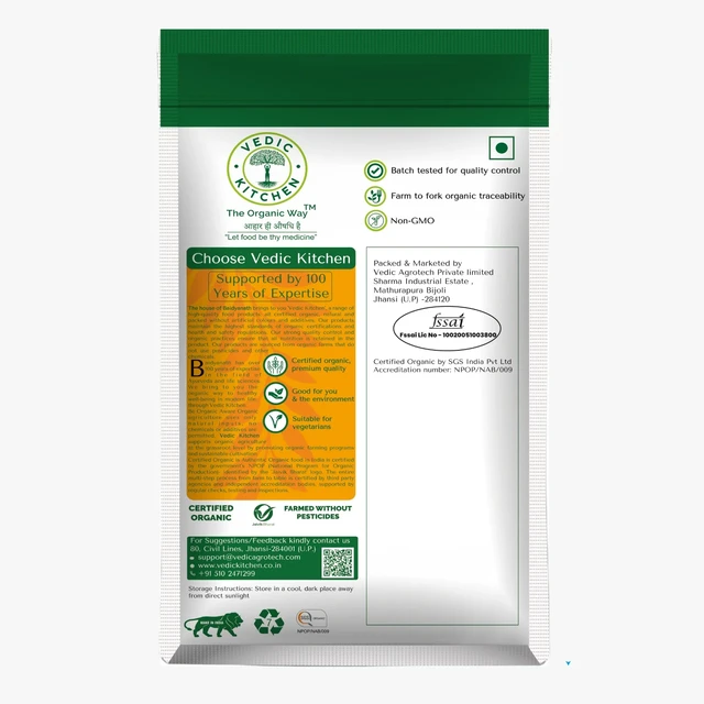 Vedic Kitchen Organic Turmeric Powder 100 g