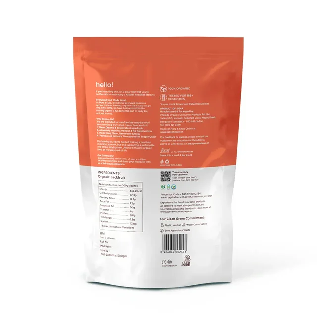 Pure N Sure Organic Raw Jackfruit Flour 500GMS