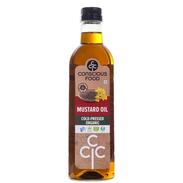 Organic Mustard Oil Cold Pressed (500ml)