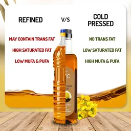 Conscious Food Organic Mustard Oil Cold Pressed (500ml)