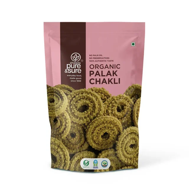 Organic Palak Chakli 120GMS